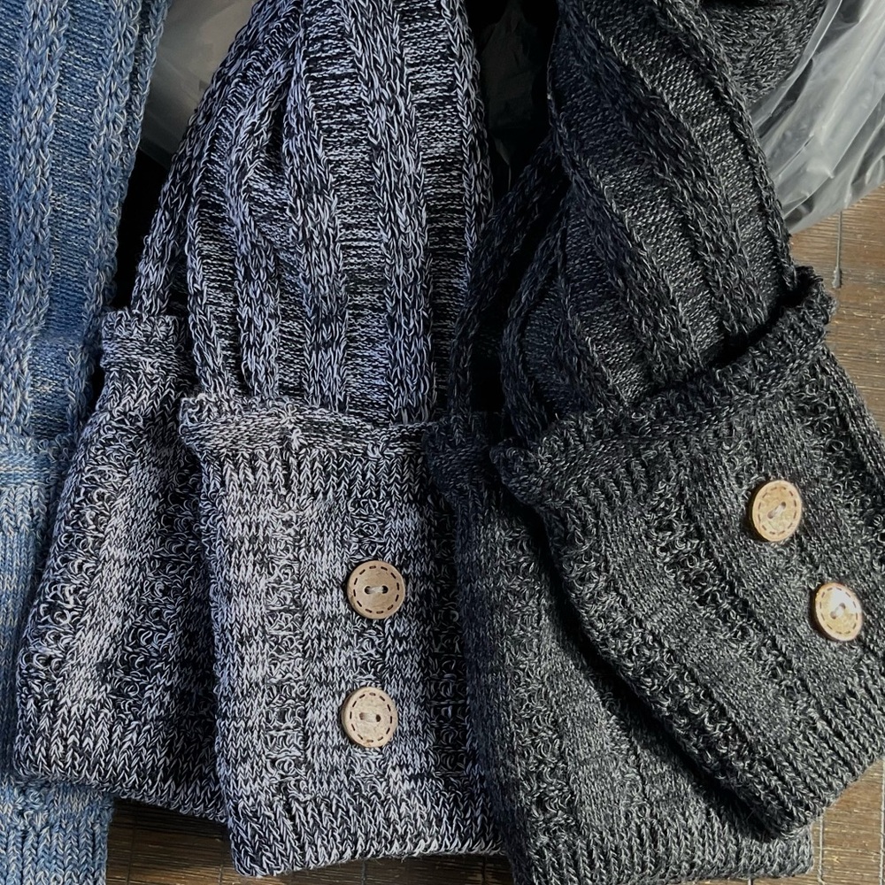 🌸3 Pair Over Knee/Knee Length Marled Socks - Picture 4 of 9